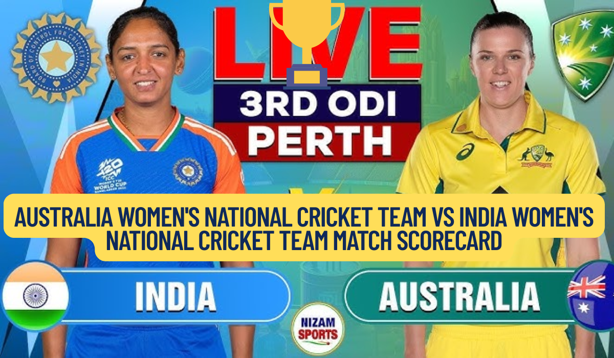 Australia Women's National Cricket Team VS India Women's National Cricket Team Match Scorecard
