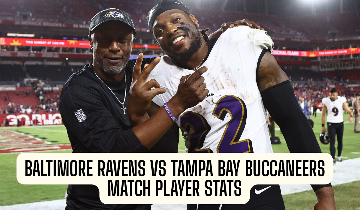 Baltimore Ravens vs Tampa Bay Buccaneers Match Player Stats