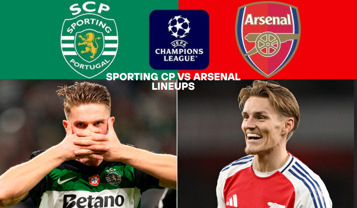 Sporting CP vs Arsenal Lineups