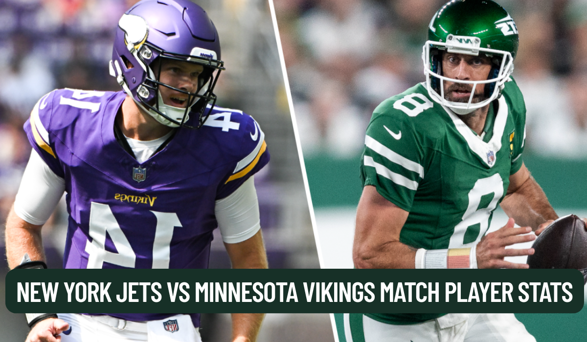 New York Jets vs Minnesota Vikings Match Player Stats