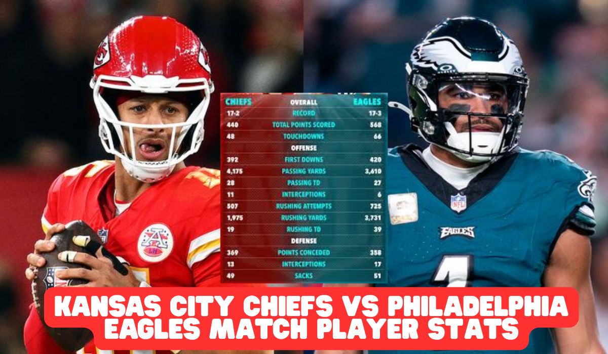 Kansas City Chiefs vs Philadelphia Eagles Match Player Stats