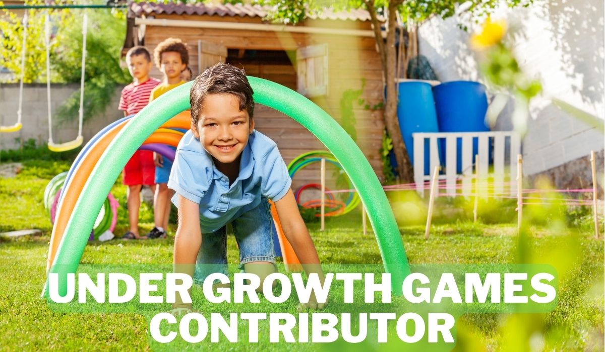 The text "Undergrowthgames Contributor" is at the top of the graphic, with the larger word "CONTRIBUTOR" centered below it, presented in a stylized format suggesting a badge or title.