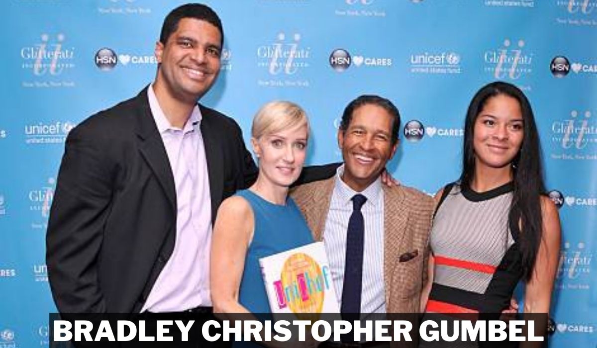 A group photo of bradley christopher gumbel in a award function.